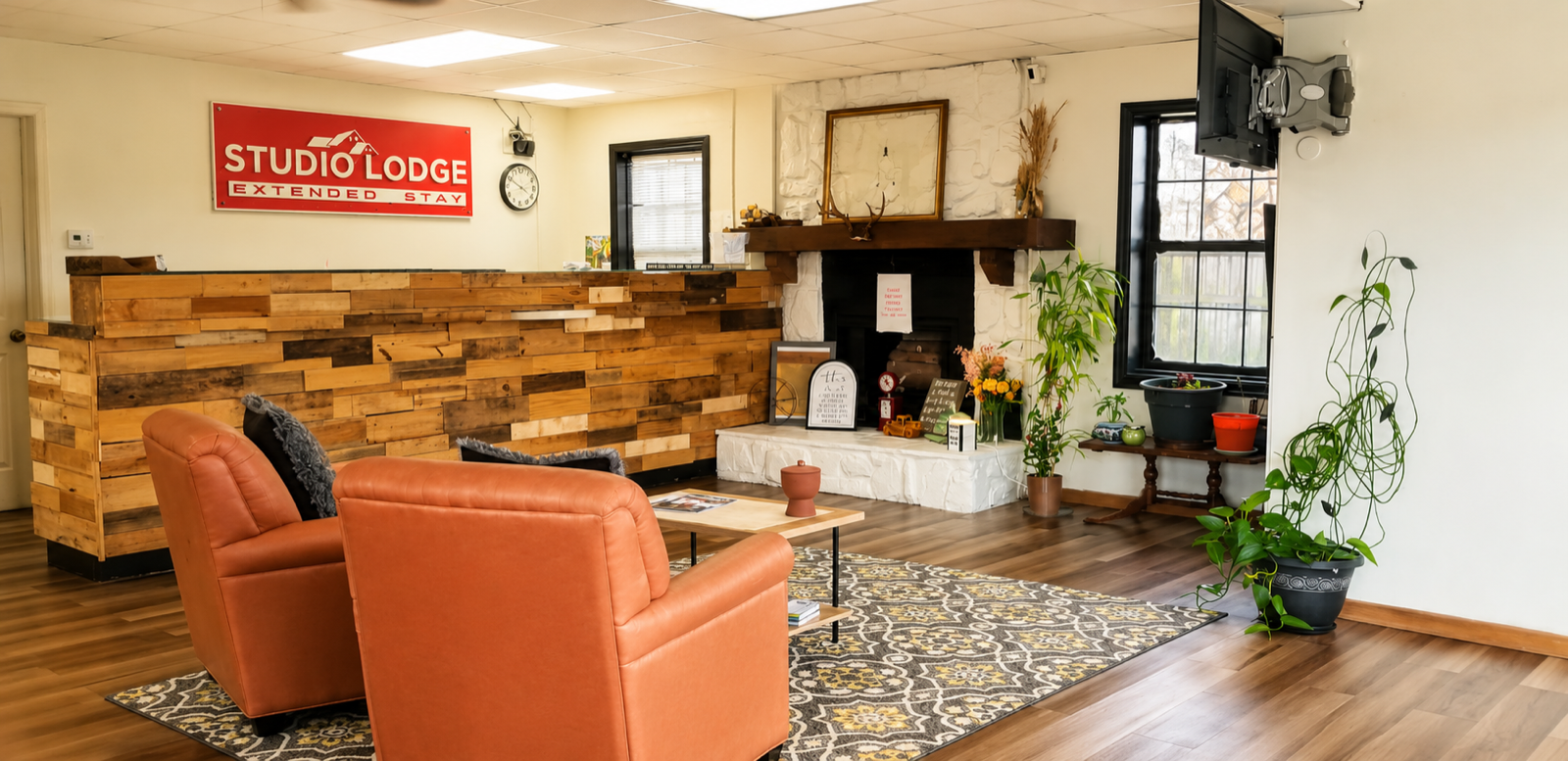 Studio Lodge of Athens lobby