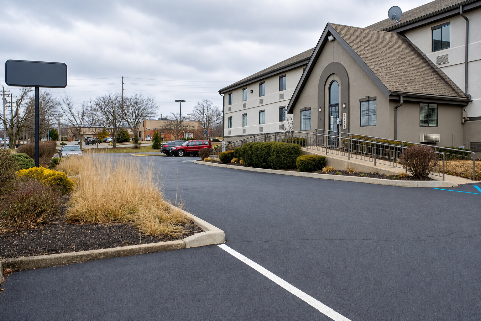 Springdale exterior driveway and entrance